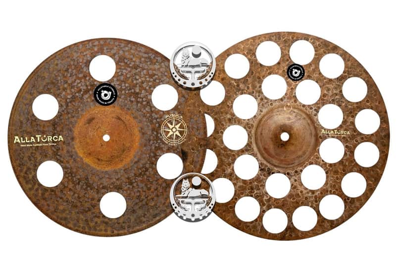 AllaTurca Cymbals 13" Pusula Stack Hi-Hat image 1