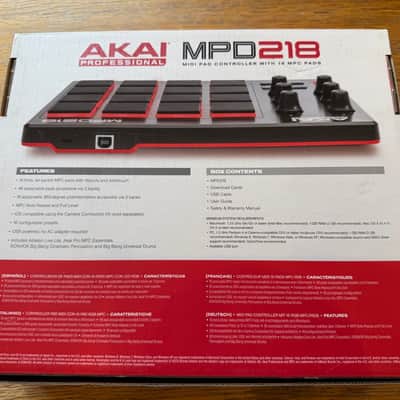 Akai MPD218 - Black - Barely used. Original box. image 2