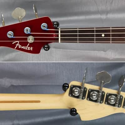 Fender Jazz Bass Aerodyne AJB-Deluxe LH 2008 - OCR Old Candy Apple Red - Left Hand JAPAN import image 4