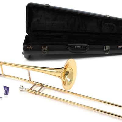 Immagine Yamaha YSL-354C Student Bb Tenor Trombone - Gold Lacquer - 5