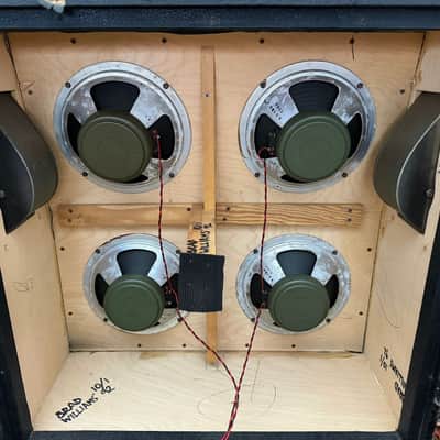 Vintage 1971 Marshall 4x10 Guitar Amplifier Speaker Cabinet Celestion 9384 1970s image 21