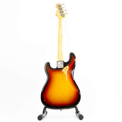 1971 Fender Precision Bass “B” Nut Width Tobacco Sunburst w/ Vintage DiMarzio Pickup, OG Hard Case image 19