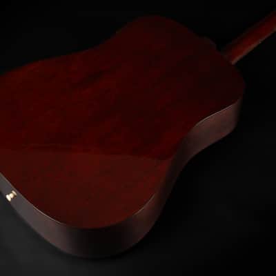 2021 Guild USA D-40 Traditional - Antique Burst Nitro | USA All Solid Dreadnought Acoustic Guitar Adirondack Red Spruce Bracing African Mahogany Back & Sides | CoA OHSC image 13
