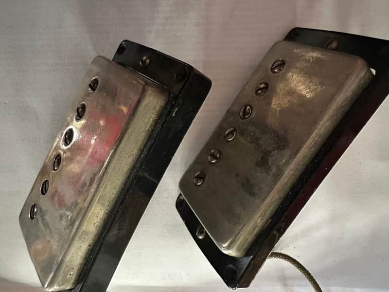 Gibson PAF 1958 / 59 - Unsealed Double white PAF set Nickel imagen 1