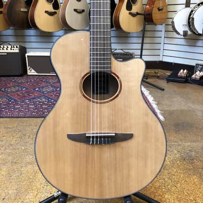 Yamaha NTX1 Nylon String Acoustic-Electric Guitar Natural image 1