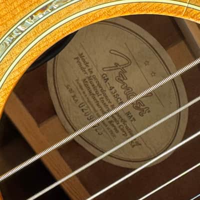 Fender GA-43SCE Grand Auditorium - Natural image 11