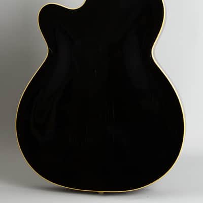 Isana Black Pearl Arch Top Acoustic Guitar (1959), molded fiberglass hard shell case. image 6