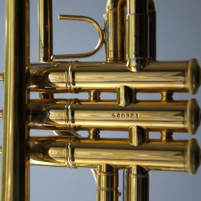 VERY RARE SPECIMEN BACH SPADA STRADIVARIUS EL Eb TRUMPET GOLD PLATED CONVERSION 236 image 13