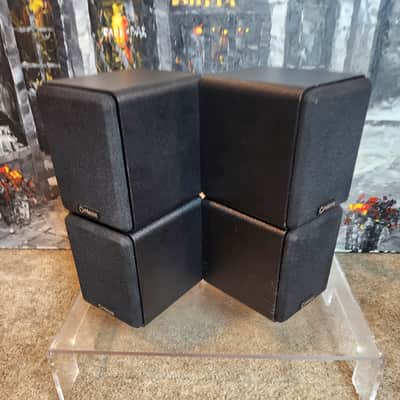 Micca Micca COVO-S Compact 2-Way Passive Bookshelf Speakers, Stereo (4 speakers) 90s - Black image 2