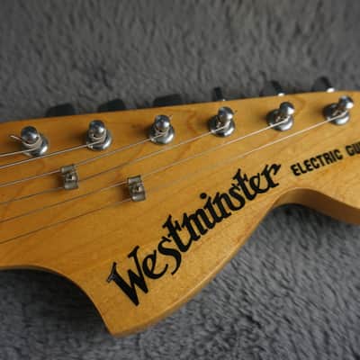 Westminster Electric Guitar - White - Japan w/ Hard Case image 8