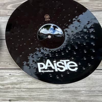 Paiste ALPHA II Colorsound Hyper Crash- 17” Joey Jordison Slipknot Edition 2014 - Colorsound Black image 2