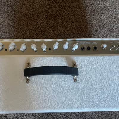 Fender Hot Rod Deluxe "White Lightning" Limited Edition 3-Channel 40-Watt 1x12" Guitar Combo 2007 - White Tolex image 2
