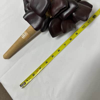 Seed Pod Nut Rattle Shaker, Sound Effect, 2" Pods, 12" Length-NEW image 2