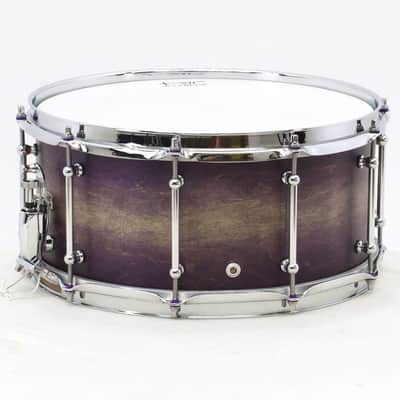 TreeHouse Custom Drums 6½x14 8-ply Maple Snare Drum - "Violet Night Snare" image 3