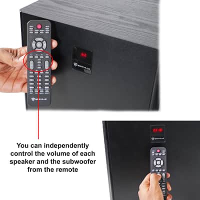 Rockville HTS820 1500w 5.1 Channel Home Theater System Bluetooth/USB+Subwoofer image 21