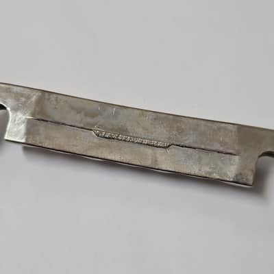 Gibson Vintage 1950's Nickel Stop Tailpiece 1956 1957 1958 1960 Les Paul ES image 3