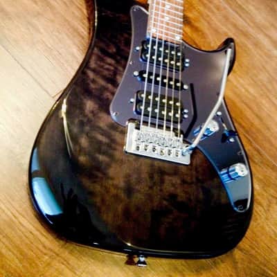 Vigier Excalibur Shawn Lane Master Signature Clear Black Electric Guitar & Hard Case Demo INSIDE image 1