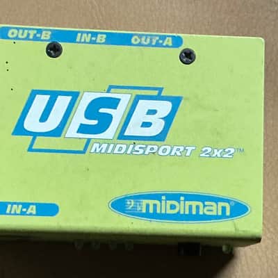 M-Audio MidiSport 2x2 USB MIDI Interface 2010s - Black | Reverb