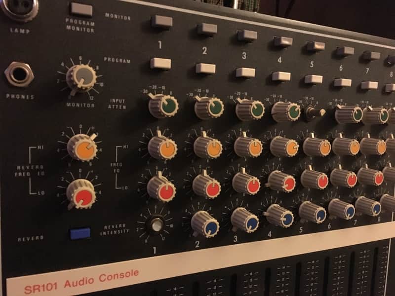Shure SR101 8 Channel Mixer with EQ Spring Reverb Vintage | Reverb