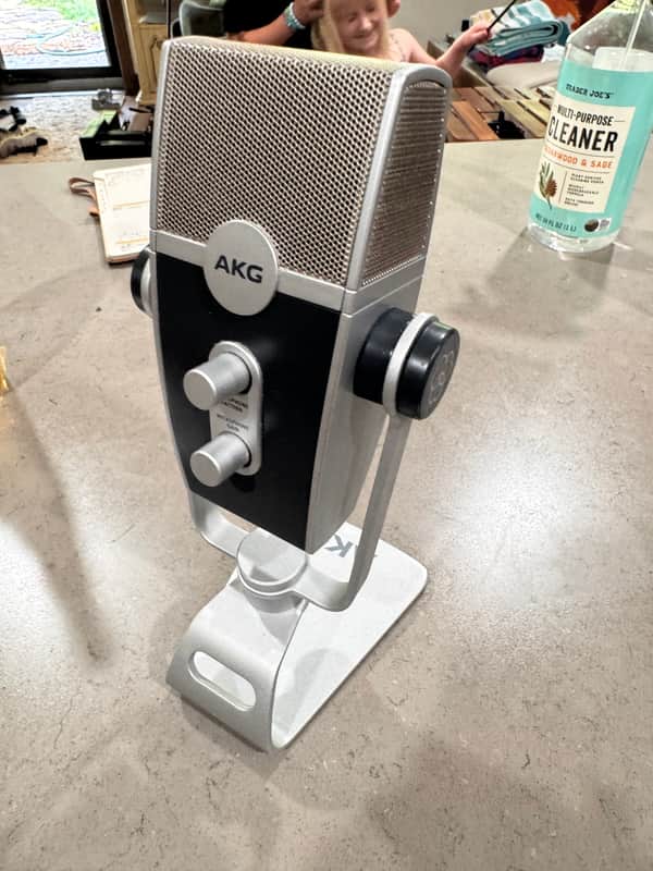 AKG Lyra Multipattern USB Condenser Microphone 2019 - 2020 - Dark Blue / Silver image 1