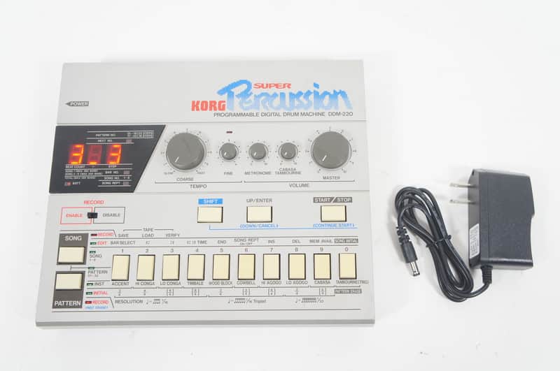 [SALE Ends June 25] KORG DDM-220 Super Percussion Digital Drum Machine w/ 100-240V PSU image 1
