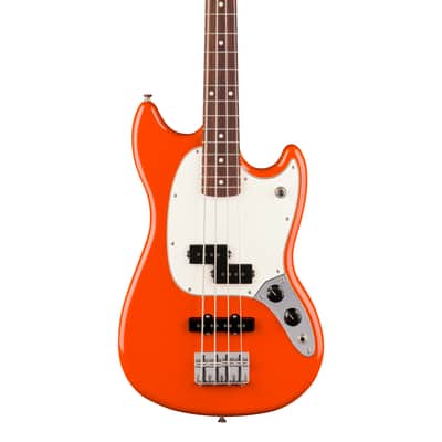 Fender Player II Mustang Bass PJ Rosewood Rallye Orange image 1