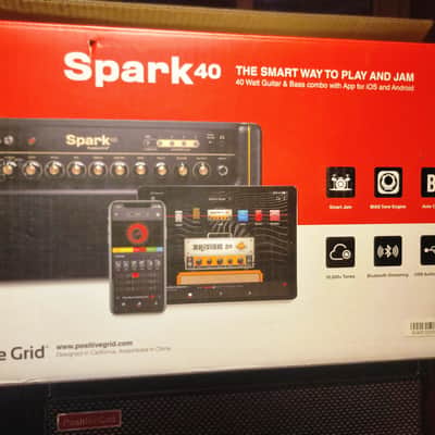 Positive Grid Spark 40 guitar and bass combo 2023 - Black image 13