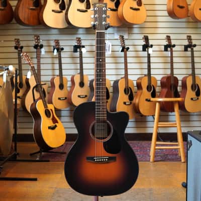 Martin Road Series OMC-10E Modern Acoustic-electric Guitar 1935 Sunburst w/Softshell Case image 4