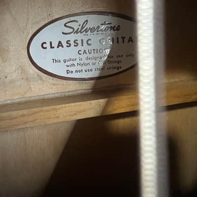 Silvertone Classic guitar 50/60s - Natural image 4
