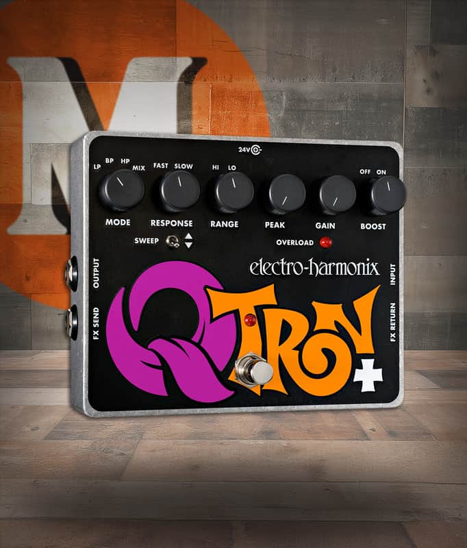 Electro-Harmonix Q-Tron Plus Envelope Filter with Effects Loop (Q-TRON+) image 1