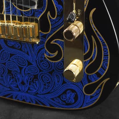 Mint Fender James Burton Telecaster Blue Paisley Flames Maple Fingerboard image 4