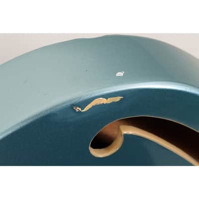 D'Angelico Premier Series Bedford SH Limited-Edition Electric Guitar with Tremolo Regular Ice Blue Metallic image 4