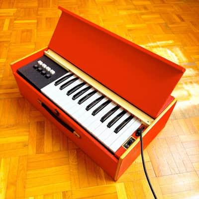 Rare Busilacchio Red Chord/Reed Organ (Italy, 1960s) – vintage cased electric organ and harmonium! image 17