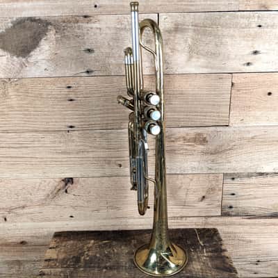 Buescher Aristocrat Model 207 Bb Trumpet 50's era needs work image 3