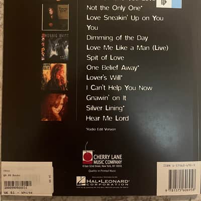 Bonnie Raitt - The Best of Bonnie Raitt - Guitar Tab / Tablature Book image 2