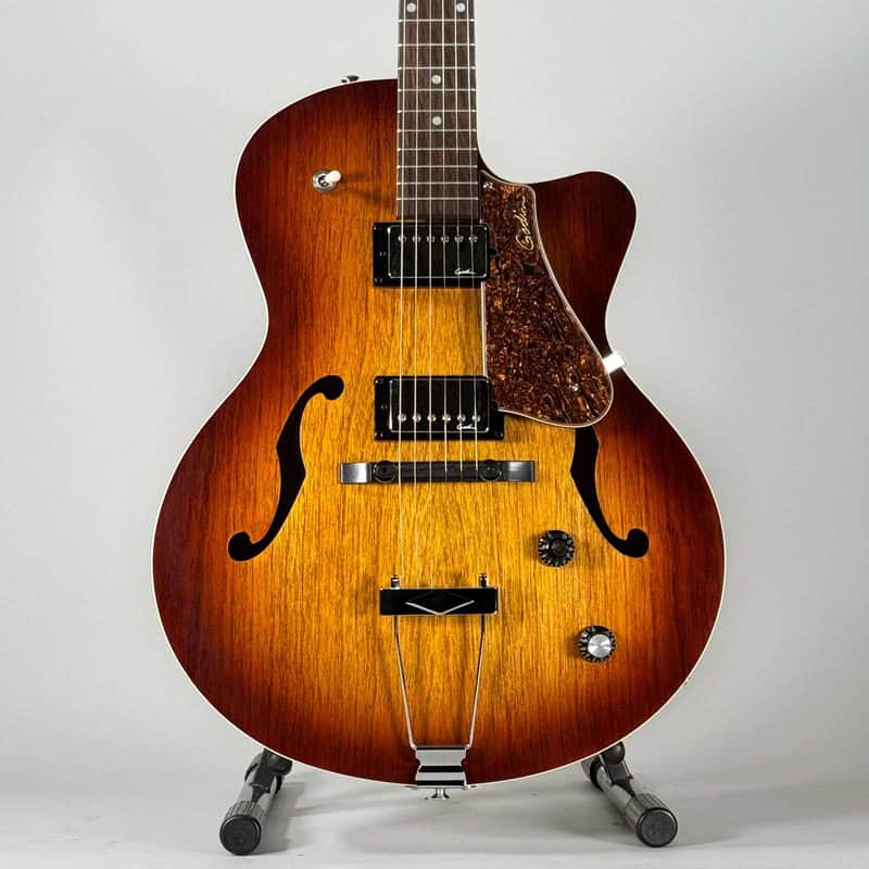 Godin 5th Avenue CW Kingpin II HB Cognac Burst