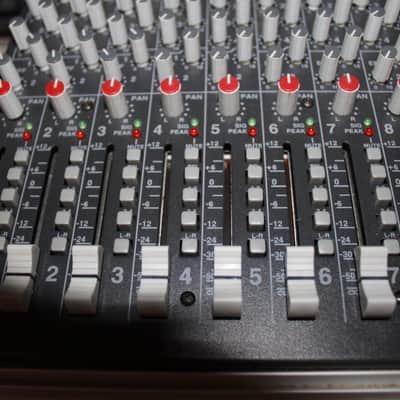 Carvin Powered Concert Series 1200-Watts 16-Channel Mixer w/Road Warrior Case C1644P (used) image 13