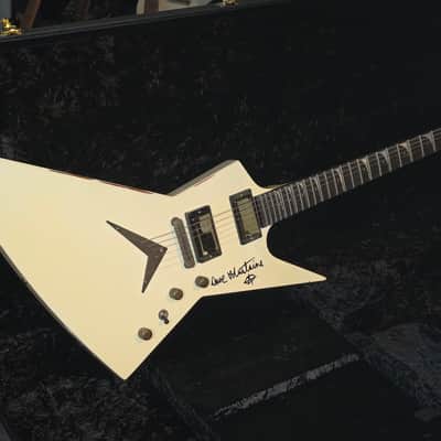 Dave Mustaine's Explorer MEGADETH Artist Owned Stage Played - Dean USA Custom Shop XO Heavy Relic Vintage Aged Signed Korina Neck Guitar image 11