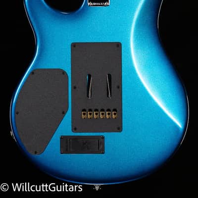 Ernie Ball Music Man Luke L4 SSS Trem Diesel Blue (632) image 4