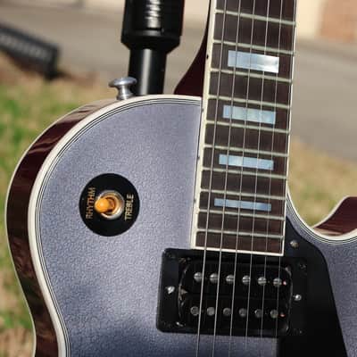 2021 Gibson Les Paul Custom Mod Collection Continental Purple Ragtop custom shop image 3