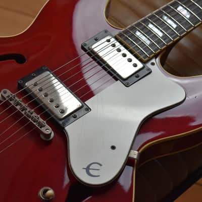 1987 Epiphone Japan Riviera Wine Red, Terada Factory Made, MIJ, RARE, Oasis, Noel Gallagher image 11