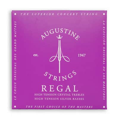 Augustine Regal Blue High Tension Classical Guitar Strings 2010s - Blue image 1
