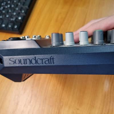 Soundcraft Notepad-5 5-Channel Analog Mixer 2010s - Blue image 4