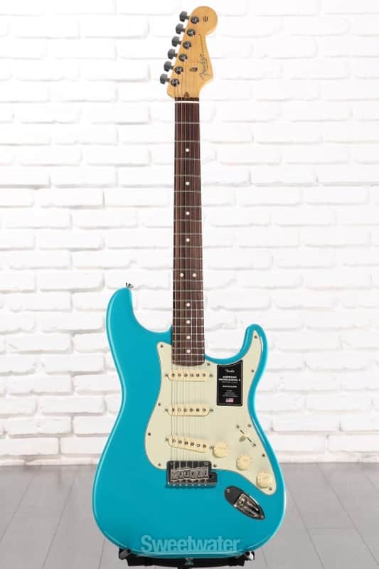 Fender American Professional II Stratocaster - Miami Blue with Rosewood Fingerboard (StratAP2RMBd2) image 1