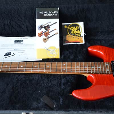 Valley Arts Guitars Custom Pro 2003*finest made in USA quality*selected tone woods:3D maple top/birdseye maple neck*US Sperzel tuners*US-made S.Duncan's/not Mexico* image 17