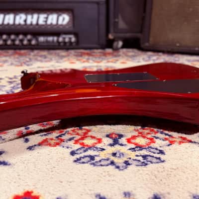 2015 B.C. Rich Mockingbird STC Slash - Made In Korea - Trans Red AAA Quilted Maple Top image 17
