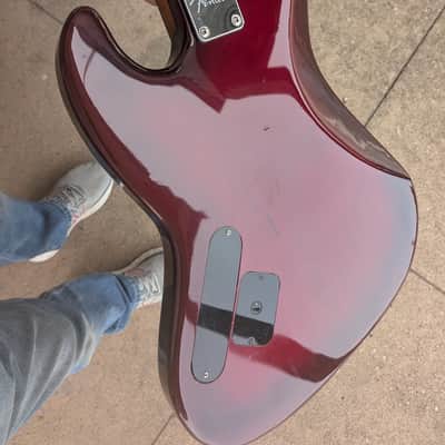 Custom Jazz bass - Red/black burst image 8
