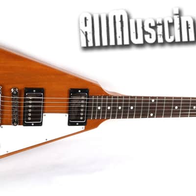 Gibson 70s Flying V Antique Natural Electric Guitar 8lbs 3oz image 3