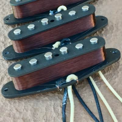 Hand Wound Stratocaster Pickups Set-Rude Blues-Alnico 5-Handwound Strat-Tone Hatch image 2