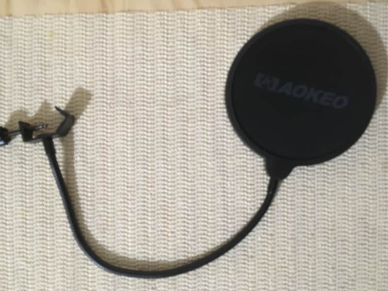 AOKEO Professional Pop Filter Black image 1